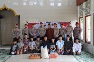 Bakti Sosial Reserse Polri ke-78, Satreskrim Polres Kendal Berbagi Kasih dengan Anak Yatim