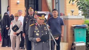 Upacara Kedinasan Persemayaman Irjen Pol (Purn) Iwan Hari Sugiarto Digelar Khidmat di Banyumanik