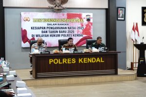 Polres Kendal Matangkan Pengamanan Natal 2025 dan Tahun Baru 2026 Lewat Rapat Koordinasi Lintas Sektoral