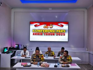 Polres Lebong Rilis Akhir Tahun 2025, Klaim Keamanan Lebih Terkendali