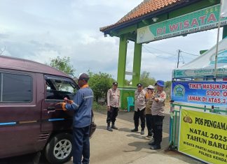 Polisi Amankan Wisata Pantai Ngebum Kendal Saat Libur Tahun Baru