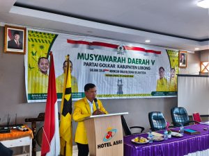 Wabup Bambang ASB Resmi Pimpin DPD Golkar Lebong 2026–2031