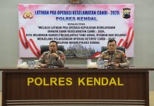 Persiapan Operasi Keselamatan Candi 2026, Polres Kendal Gelar Lat Pra Ops guna Wujudkan Kamseltibcarlantas yang Kondusif