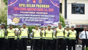 Polrestabes Semarang Gelar Apel Pasukan Ops Keselamatan Candi-2026