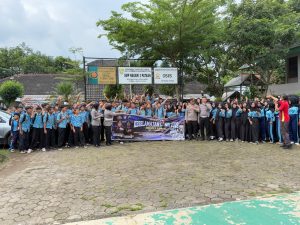 Satlantas Polres Kendal Sosialisasikan Ops Keselamatan Candi 2026 di SMPN 3 Patean
