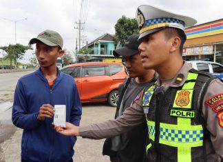 Operasi Keselamatan Candi 2026: Satlantas Polres Kendal Tindak Tegas Pemotor Lawan Arus di Kaliwungu