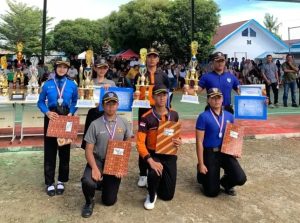 Paskibraka SMPN 1 Kota Bengkulu Ukir Rekor “Quadruple”, Danpok Gibran Alghazza Bersinar