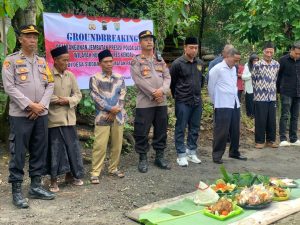 Percepat Infrastruktur Desa, Polda Jateng Bangun Jembatan Presisi di Kendal