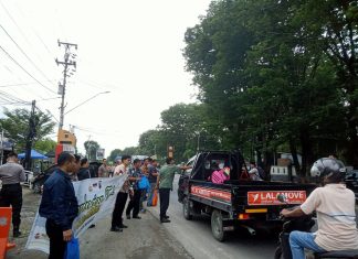 Hari Kedua Ramadhan, Satreskrim Polres Kendal Bersama Bhayangkari Turun ke Jalan