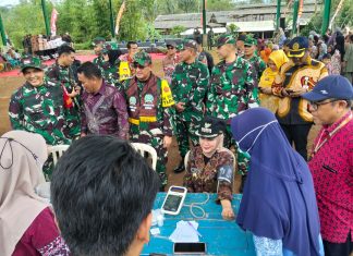 Cek Kesehatan Gratis Kembali Di Gelar Satgas TMMD Gedong