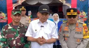 Pastikan Mudik Aman, Bupati Bengkulu Tengah Tinjau Pos Pengamanan Liku Sembilan Bersama Kapolda dan Danrem