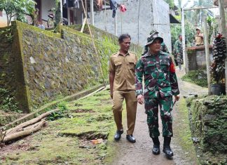 Dandim Tinjau Lokasi TMMD, Pastikan Pekerjaan Selesai