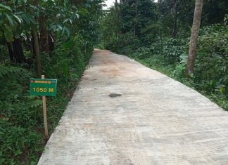 Sesuai Prediksi, Pengecoran Jalan TMMD Gedong Sudah Rampung 100 Persen