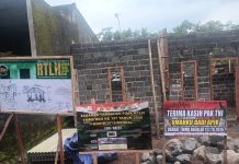 Rumah Rebi Hampir Selesai Di Kerjakan Satgas TMMD