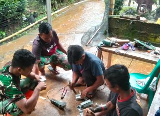 Hujan Bukan Halangan, Satgas TMMD Kebut Rehab RTLH