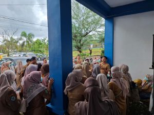 TPP Dipotong Nyaris Habis, ASN Puskesmas Datangi Kantor Bupati Lebong