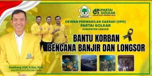 Golkar Lebong Turun Langsung, Fraksi DPRD Buktikan Kepedulian untuk Korban Banjir