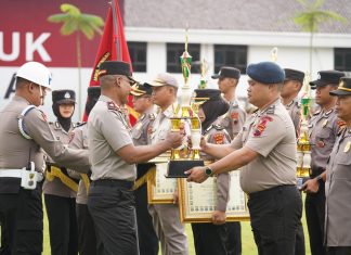 Polda Jateng Berikan Penghargaan Lomba Kebersihan, Wujudkan Budaya Disiplin dan Pelayanan Prima