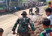 Kodim 0409/RL Kerahkan 50 Personel untuk Normalisasi Wilayah Pascabanjir