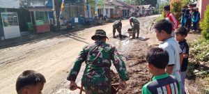 Kodim 0409/RL Kerahkan 50 Personel untuk Normalisasi Wilayah Pascabanjir