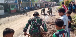 Kodim 0409/RL Kerahkan 50 Personel untuk Normalisasi Wilayah Pascabanjir