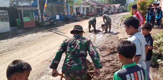 Kodim 0409/RL Kerahkan 50 Personel untuk Normalisasi Wilayah Pascabanjir