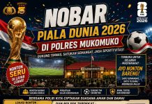 Polres Mukomuko Gelar Nobar Piala Dunia 2026 Gratis untuk Masyarakat