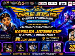 Bukan Sekadar Kejuaraan, Turnamen E-Sport Kapolda Jateng Cup 2026 Suguhkan Cosplay, Meet & Greet, Food Festival hingga Pelayanan Kesehatan Gratis