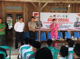HUT Bhayangkara ke-80, Polres Kendal Gelar Khitanan Massal dan Santuni Anak Yatim di Ngampel