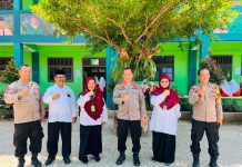 Cegah Kenakalan Remaja Sejak Dini, Kapolsek Gemuh Berikan Pembekalan di MPLS MTs NU 08 Pamriyan