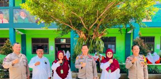 Cegah Kenakalan Remaja Sejak Dini, Kapolsek Gemuh Berikan Pembekalan di MPLS MTs NU 08 Pamriyan