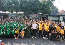 Perkuat Soliditas, TNI-Polri-Kejaksaan di Kendal Gelar Senam Bersama