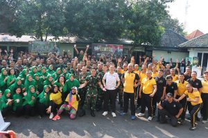 Perkuat Soliditas, TNI-Polri-Kejaksaan di Kendal Gelar Senam Bersama