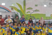 Pemkab Tulang Bawang Tanamkan Budaya Siaga Sejak Dini, Damkar Edukasi Siswa TK Radin Inten Lewat Simulasi Kebakaran