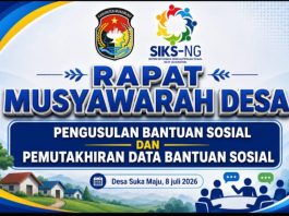 Kades Sutarto Tegaskan Penyaluran Bansos Harus Tepat Sasaran Melalui Musyawarah Desa