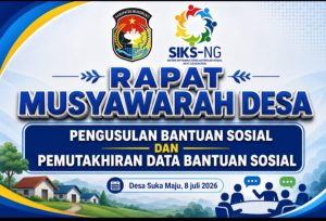 Kades Sutarto Tegaskan Penyaluran Bansos Harus Tepat Sasaran Melalui Musyawarah Desa