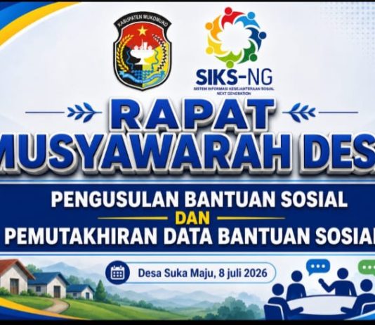 Kades Sutarto Tegaskan Penyaluran Bansos Harus Tepat Sasaran Melalui Musyawarah Desa