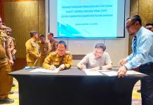 Bupati Qudrotul Ikhwan Pimpin Pengalihan Lahan PT CPP, Percepat Pengembangan Kawasan Ekonomi Biru Tulang Bawang