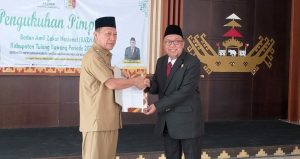 Bupati Qudrotul Ikhwan Kukuhkan Pimpinan BAZNAS Tulang Bawang Periode 2026–2028