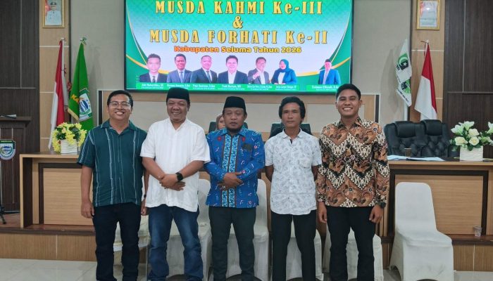 Musda KAHMI III dan FORHATI II Seluma Sukses, Pujo Santoso Jadi Koorpres