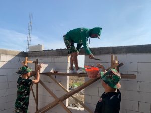 Lantai Keramik Rampung, Rumah Ibu Wagini Mulai Siap Dihuni