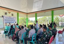 Membuka Peluang Investasi Desa, Satgas TMMD Ke-129 Gelar Sosialisasi Penanaman Modal di Kesongo