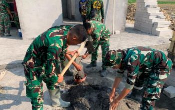 Satgas Utamakan Kualitas, Adukan Acian Perkuat Finishing Dinding Herbel
