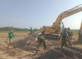 Dari Galian Menuju Bangunan Kokoh, TMMD Siapkan Pondasi Mushola Desa Kesongo