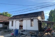 RTLH Pak Ladi di Dusun Pereng Kian Sempurna, Pekerjaan Finishing Terus Berjalan