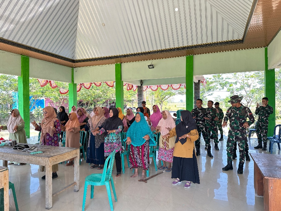 Kepedulian Tanpa Batas, Satgas TMMD Ke-129 Hadirkan Layanan Kesehatan untuk Lansia Desa Kesongo