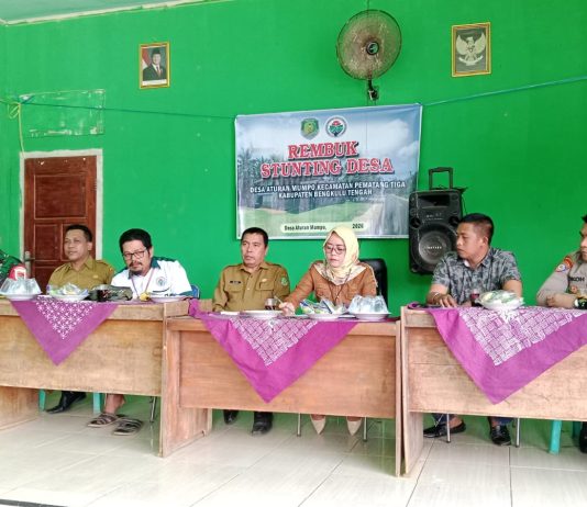 Musdes dan Rembuk Stunting Digelar, Desa Aturan Mumpo Perkuat Komitmen Cegah Stunting