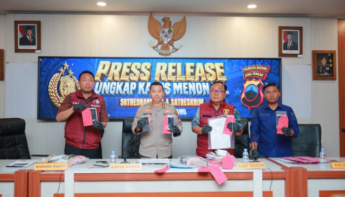 Polresta Batang Ungkap Kasus Kekerasan Seksual Elektronik, Pelaku Peras Korban
