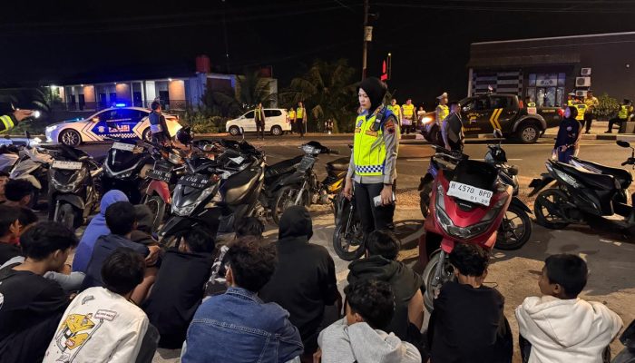 Cegah Balap Liar dan Kreak, Polres Kendal Tertibkan 62 Remaja di Jalan Lingkar Weleri