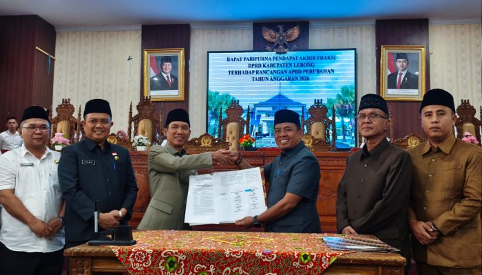 DPRD Lebong Sepakati APBD Perubahan 2026, Lima Fraksi Beri Catatan untuk Pemerintah Daerah